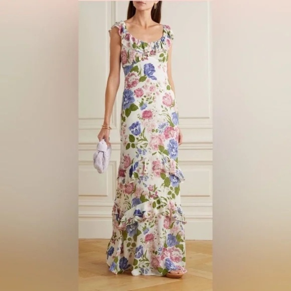 Reformation Tripoli Donna Floral Maxi Dress - Size 4